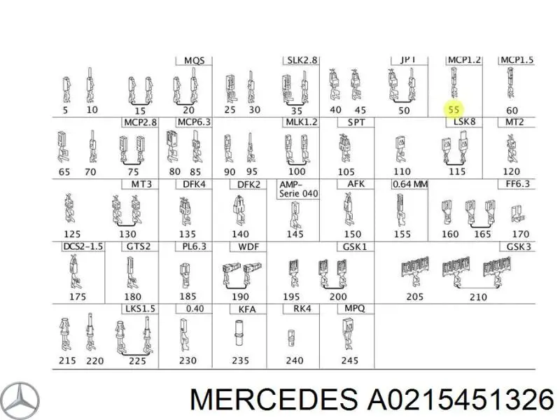 A0215451326 Mercedes 