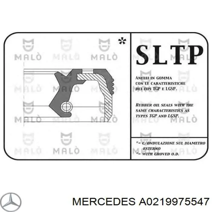 Сальник піввісі заднього моста Mercedes A0219975547 ціна, від 15.30 USD