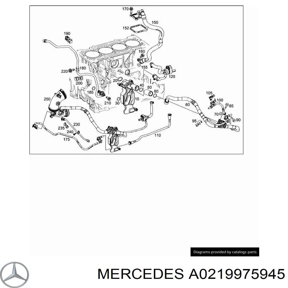 A0219975945 Mercedes 