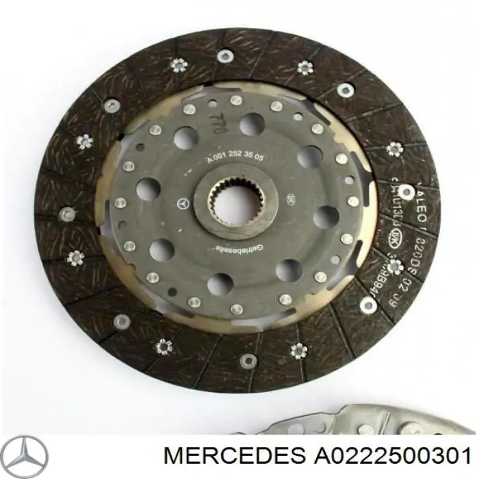 Комплект зчеплення (3 частини) A0222500301 Mercedes