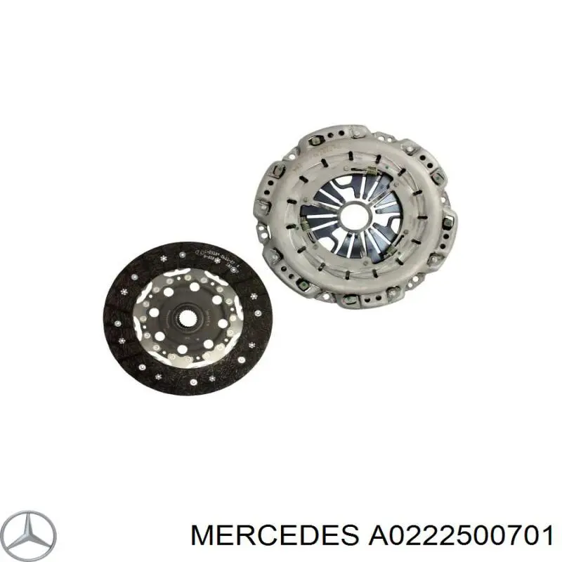 Купити A0222500701 Mercedes Комплект зчеплення (диск, корзина, підшипник)