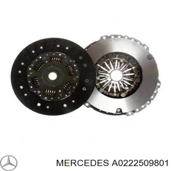 Комплект зчеплення (3 частини) Mercedes A022250980180 ціна, від 877.04 USD