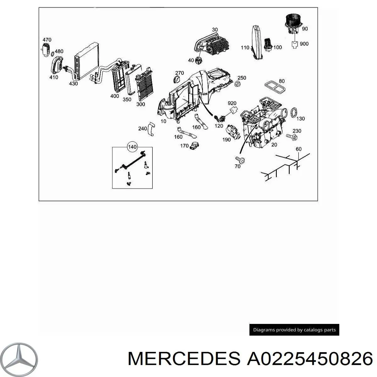Купити A0225450826 Mercedes 
