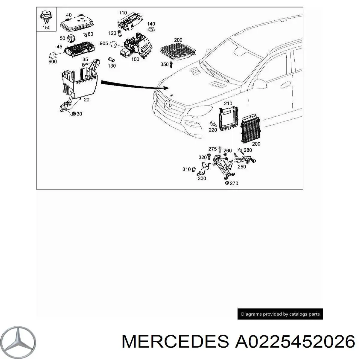 A0225452026 Mercedes 