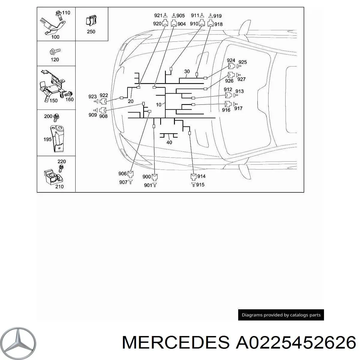Купити A0225452626 Mercedes 