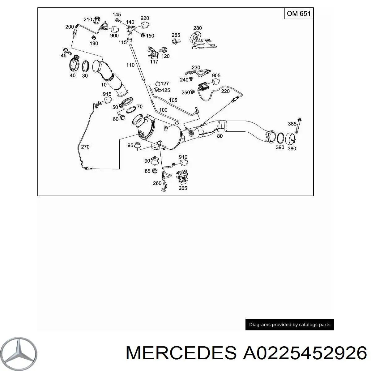  Mercedes A0225452926 ціна, від 12.97 USD