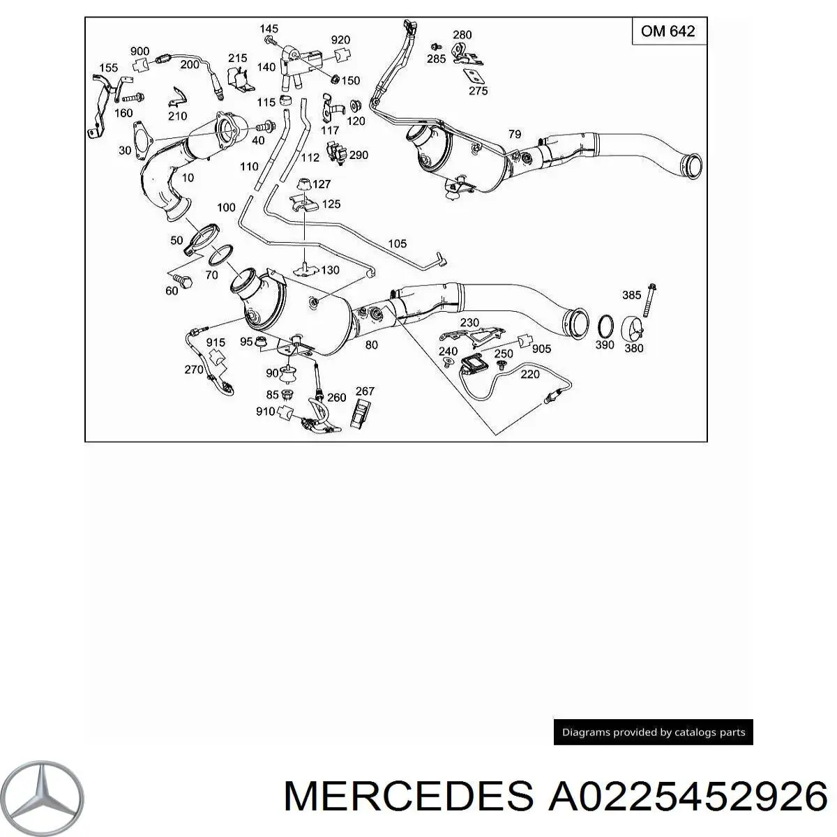 A0225452926 Mercedes 