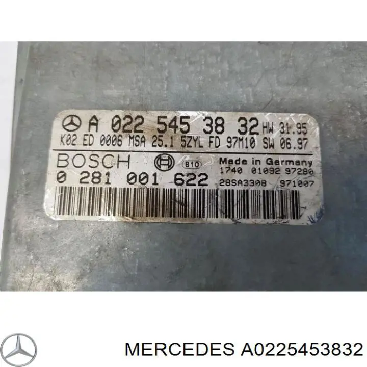 A0225453832 Mercedes Блок електронного управління
