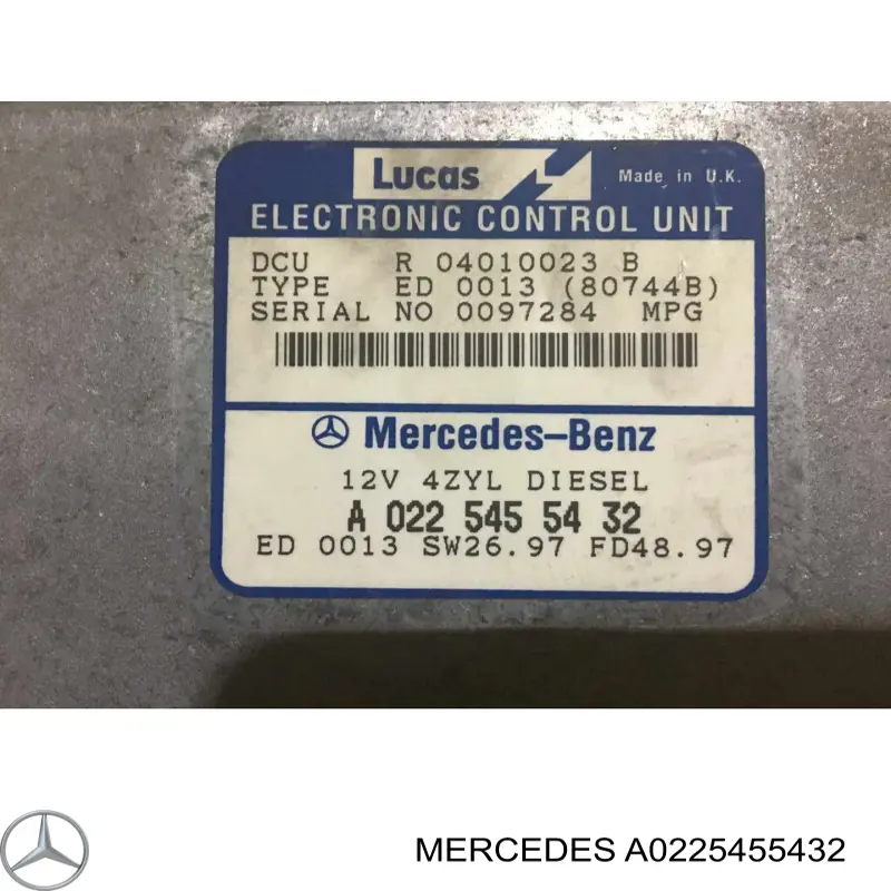  Mercedes A0225455432 ціна, від 25.34 USD