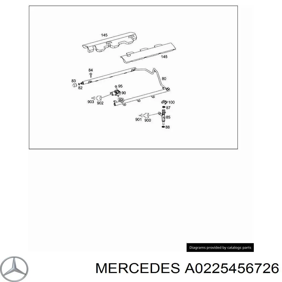 Стакан свічки запалювання Mercedes A0225456726 ціна, від 3.37 USD