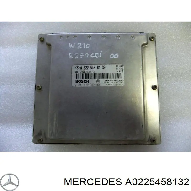 0225458132 Mercedes модуль (блок керування (ЕБУ) двигуном)