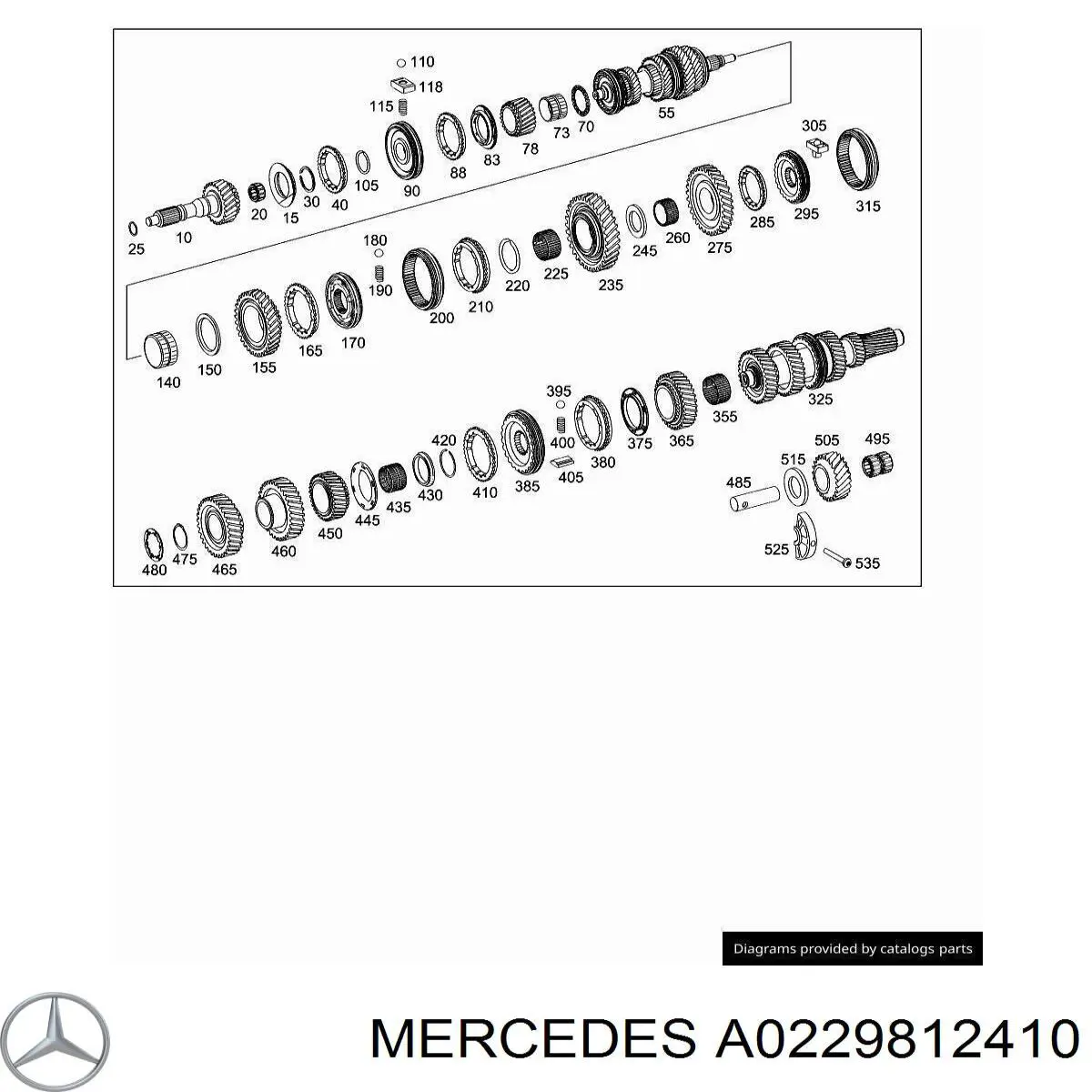 A0229812410 Mercedes 