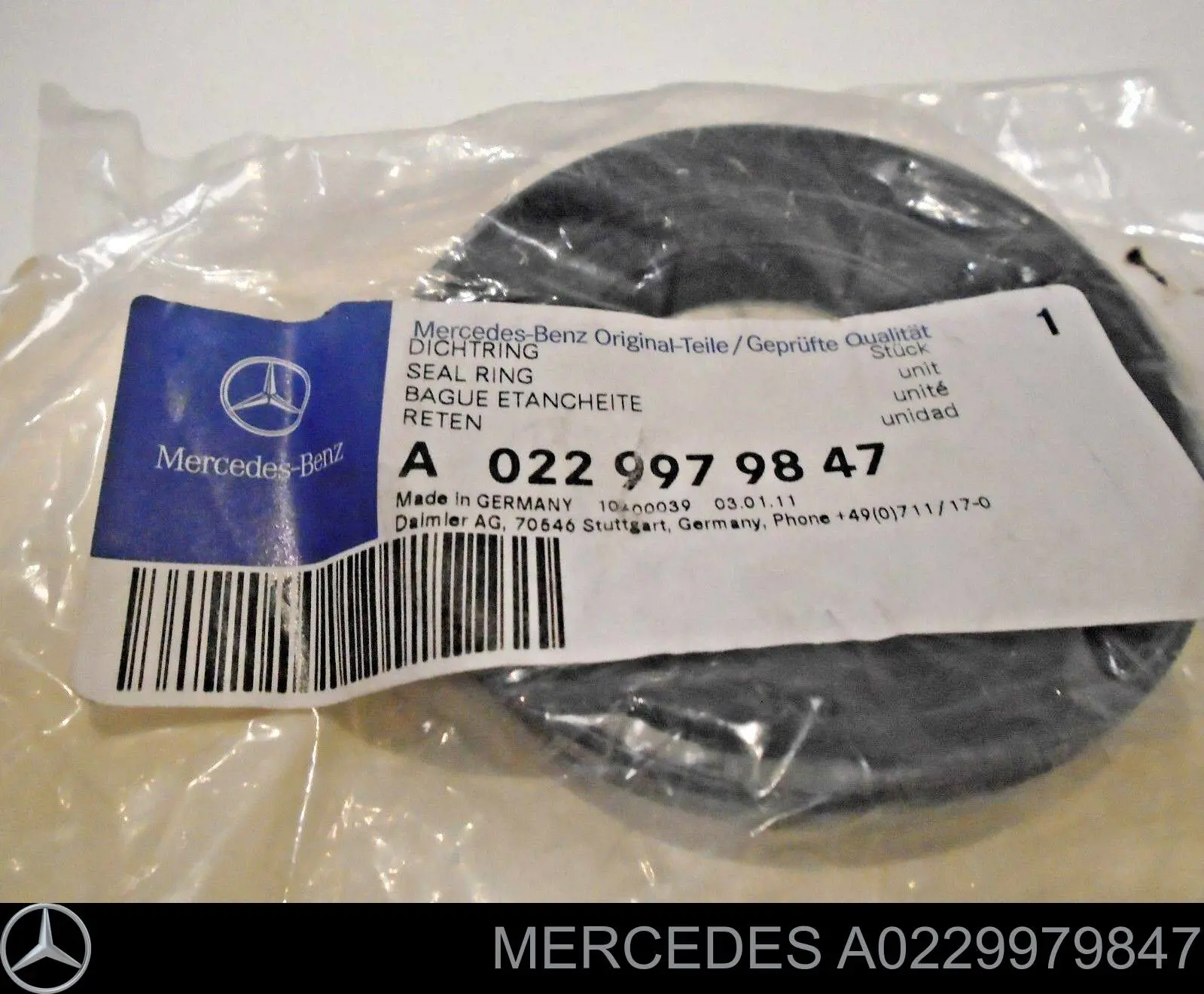 Сальник піввісі заднього моста, внутрішній Mercedes A0229979847 ціна, від 9.64 USD