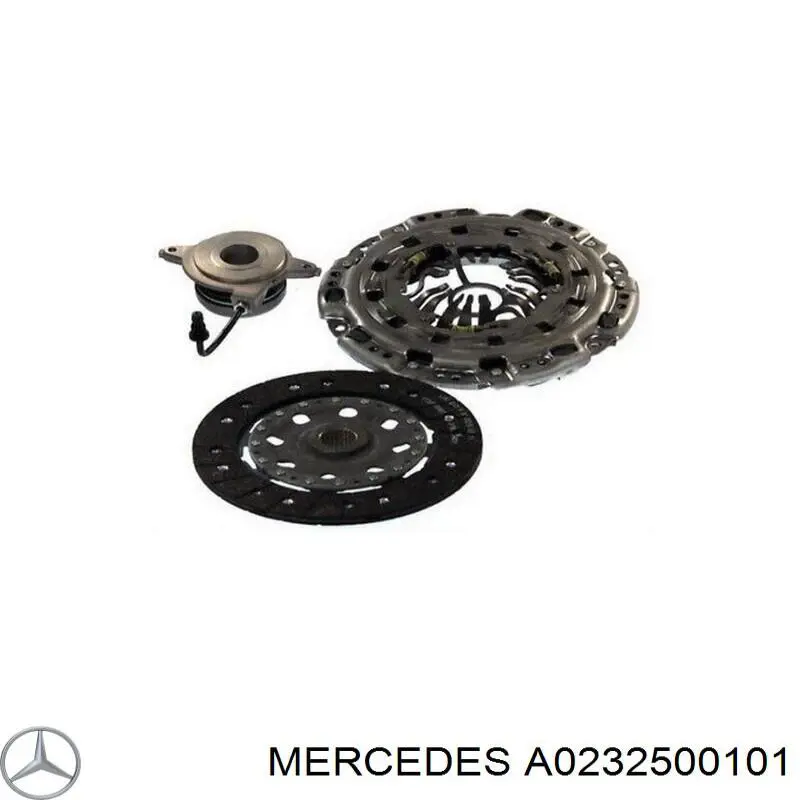 A0232500101 Mercedes комплект зчеплення (3 частини)