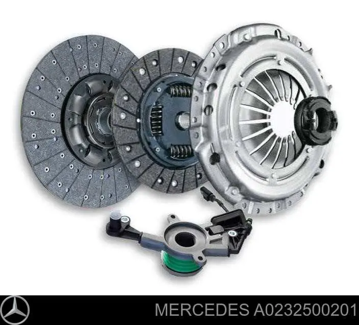 Купити A0232500201 Mercedes Комплект зчеплення (диск, корзина, підшипник)