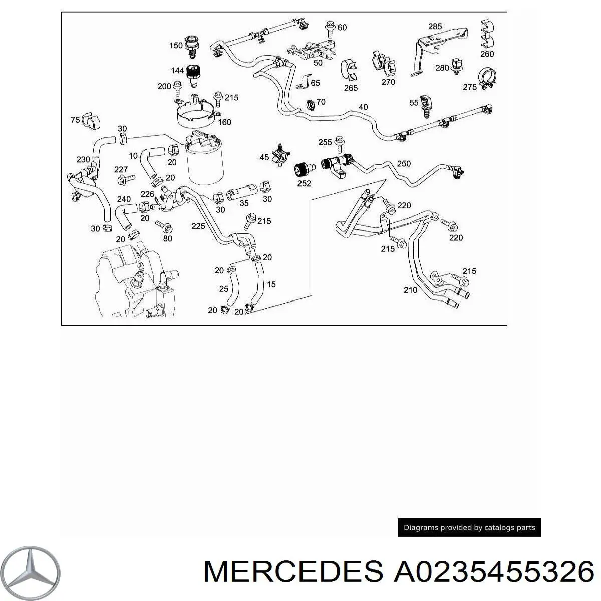 A0235455326 Mercedes 