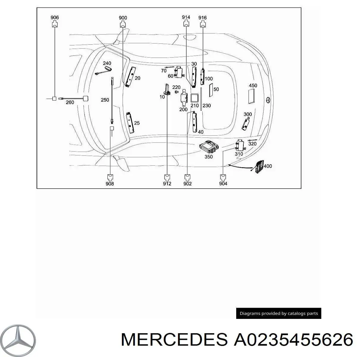 Купити A0235455626 Mercedes 