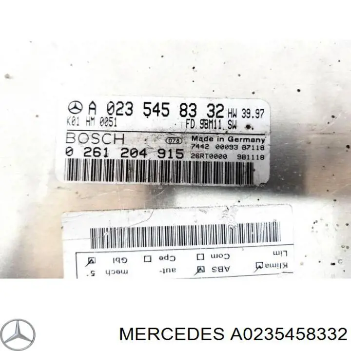 ЕБУ Mercedes A0285454432 ціна, від 30.93 USD