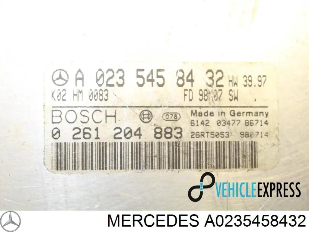 A028545713280 Mercedes модуль (блок керування (ЕБУ) двигуном)