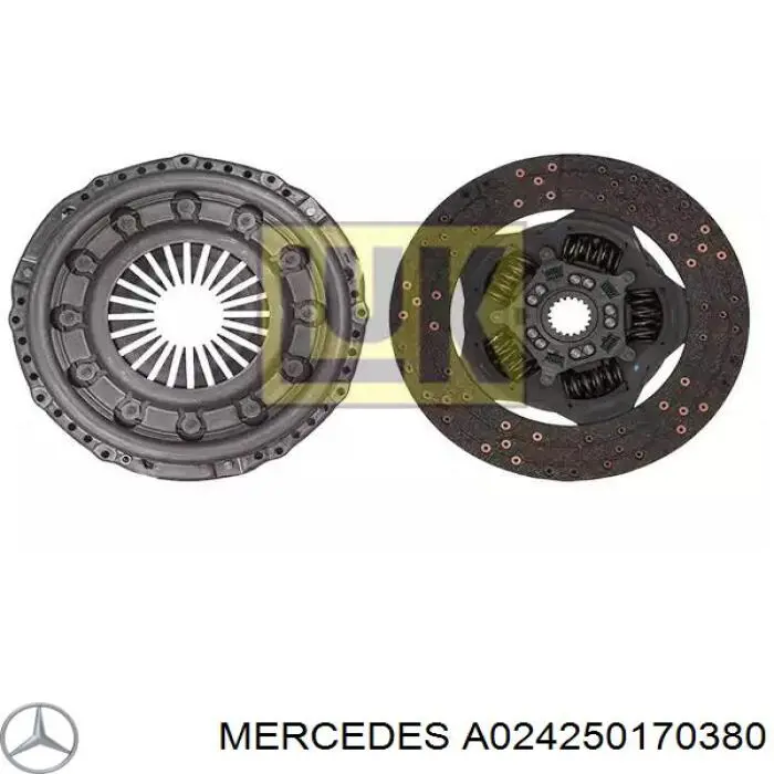 A024250170380 Mercedes Диск зчеплення
