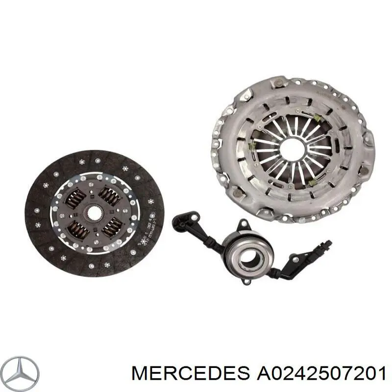 A0242507201 Mercedes комплект зчеплення (3 частини)