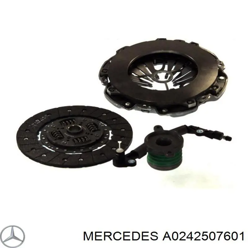 Комплект зчеплення (3 частини) Mercedes A0242507601 ціна, від 56.24 USD