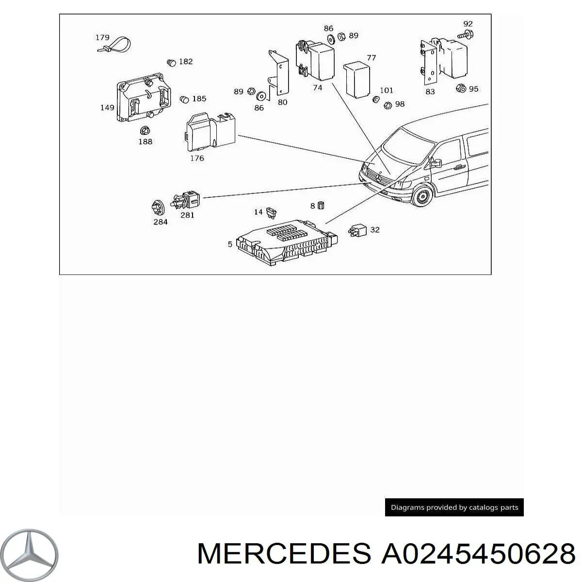 Штекер коригуючий ЕБУ двигуна на Mercedes V (638)