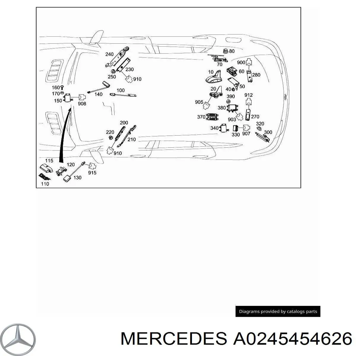  A0245454626 Mercedes