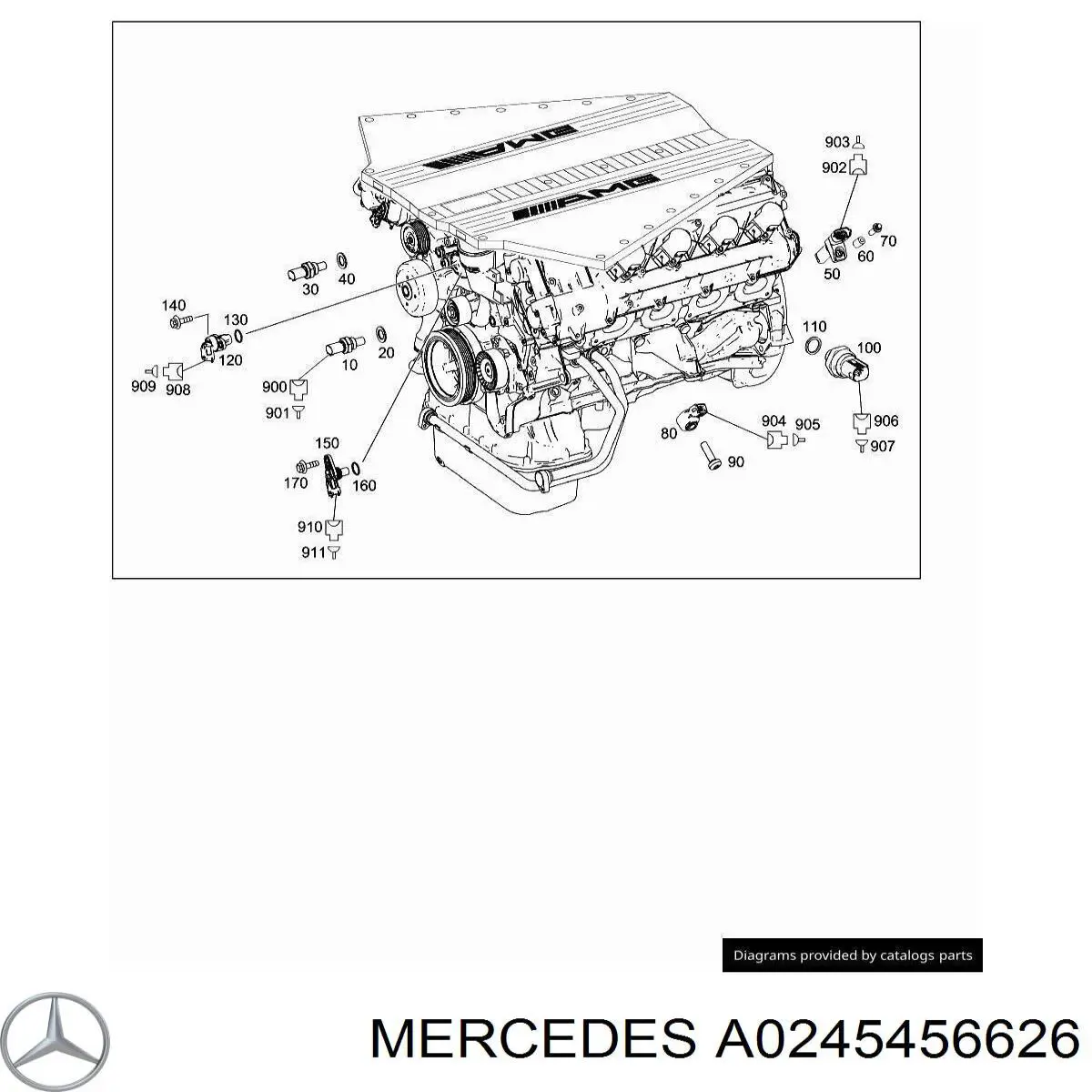  Mercedes A0245456626 ціна, від 2.80 USD