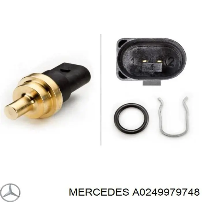 Термодатчик охолоджуючої рідини Mercedes A0249979748 ціна, від 2.82 USD