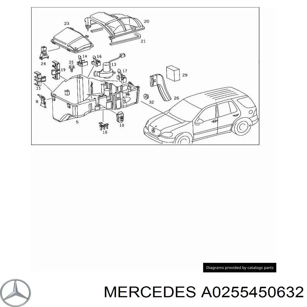 Купити A0255450632 Mercedes Модуль АКПП електронний