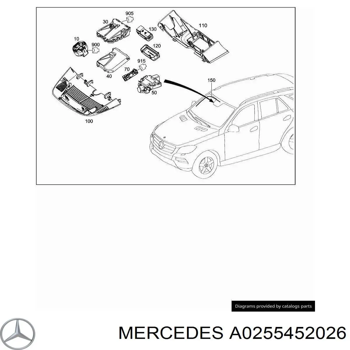 A0255452026 Mercedes 