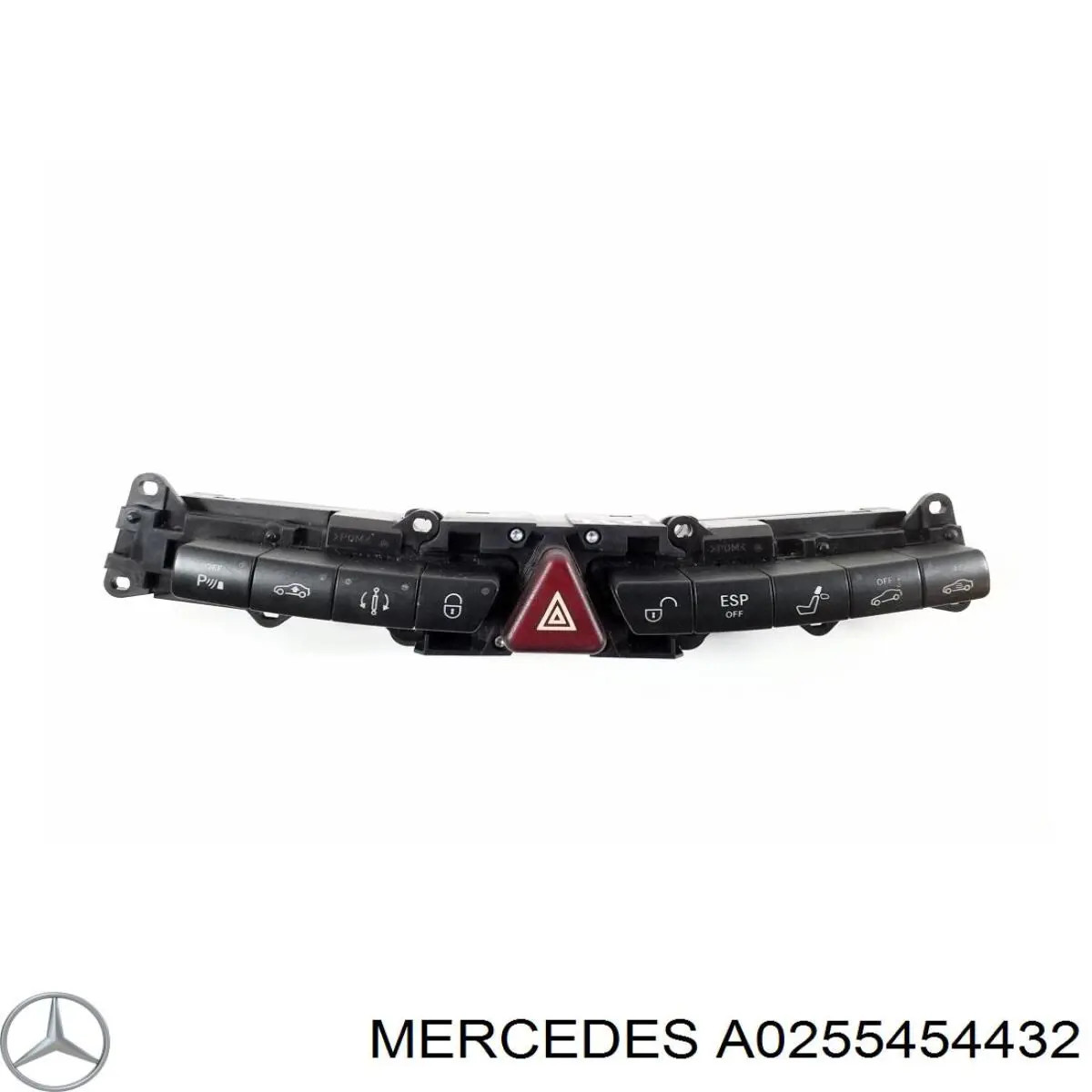 A0255454432 Mercedes Блок управління багатофункціонального рульового колеса