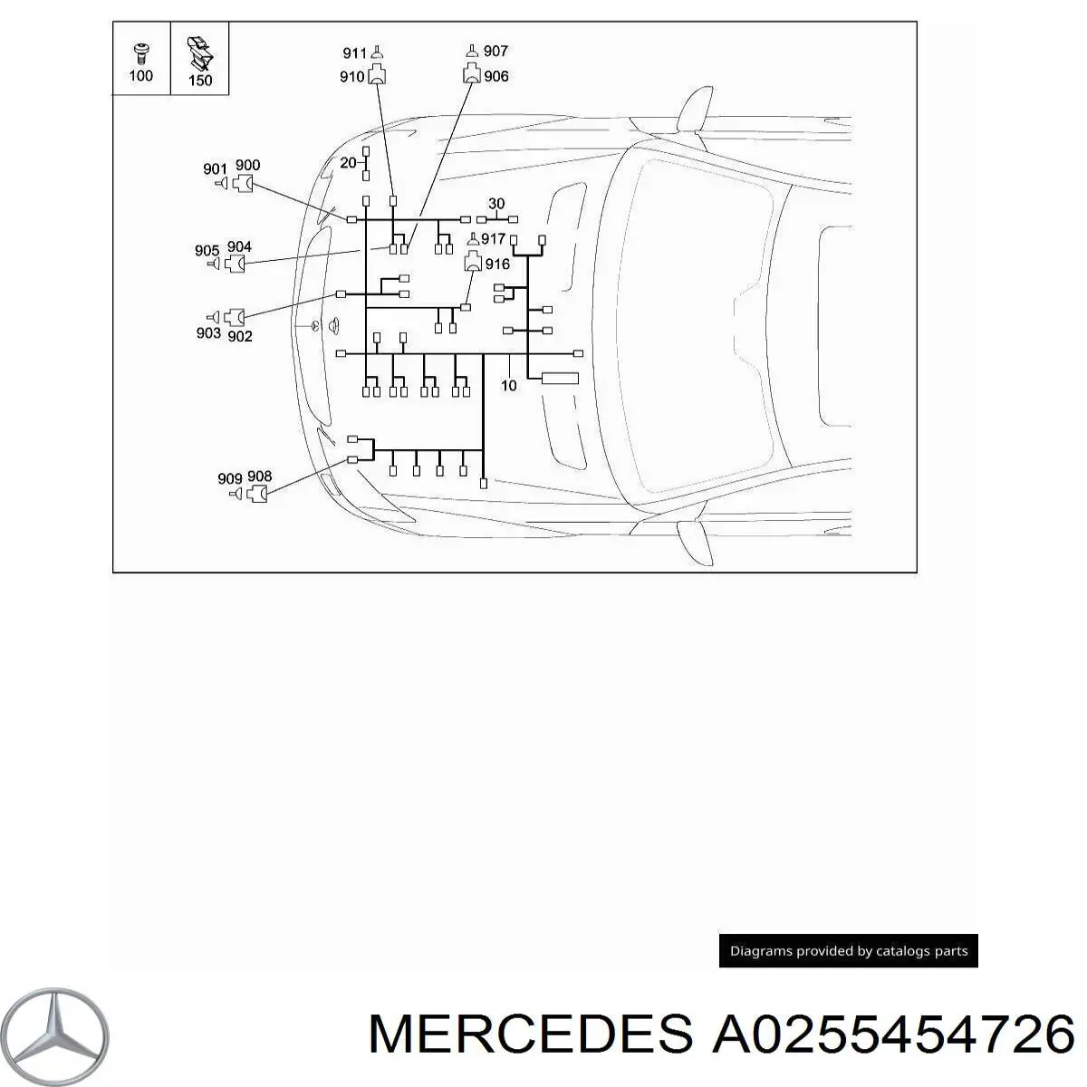 A0255454726 Mercedes 