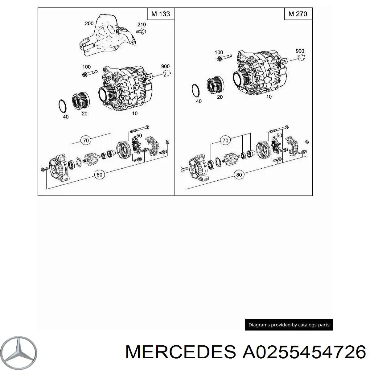  Mercedes A0255454726 ціна, від 2.53 USD