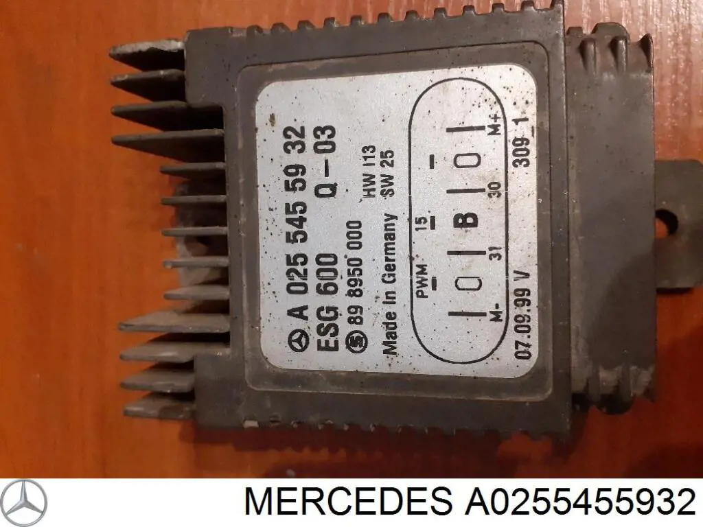 205451532 Mercedes Регулятор оборотів вентилятора охолодження, блок управління
