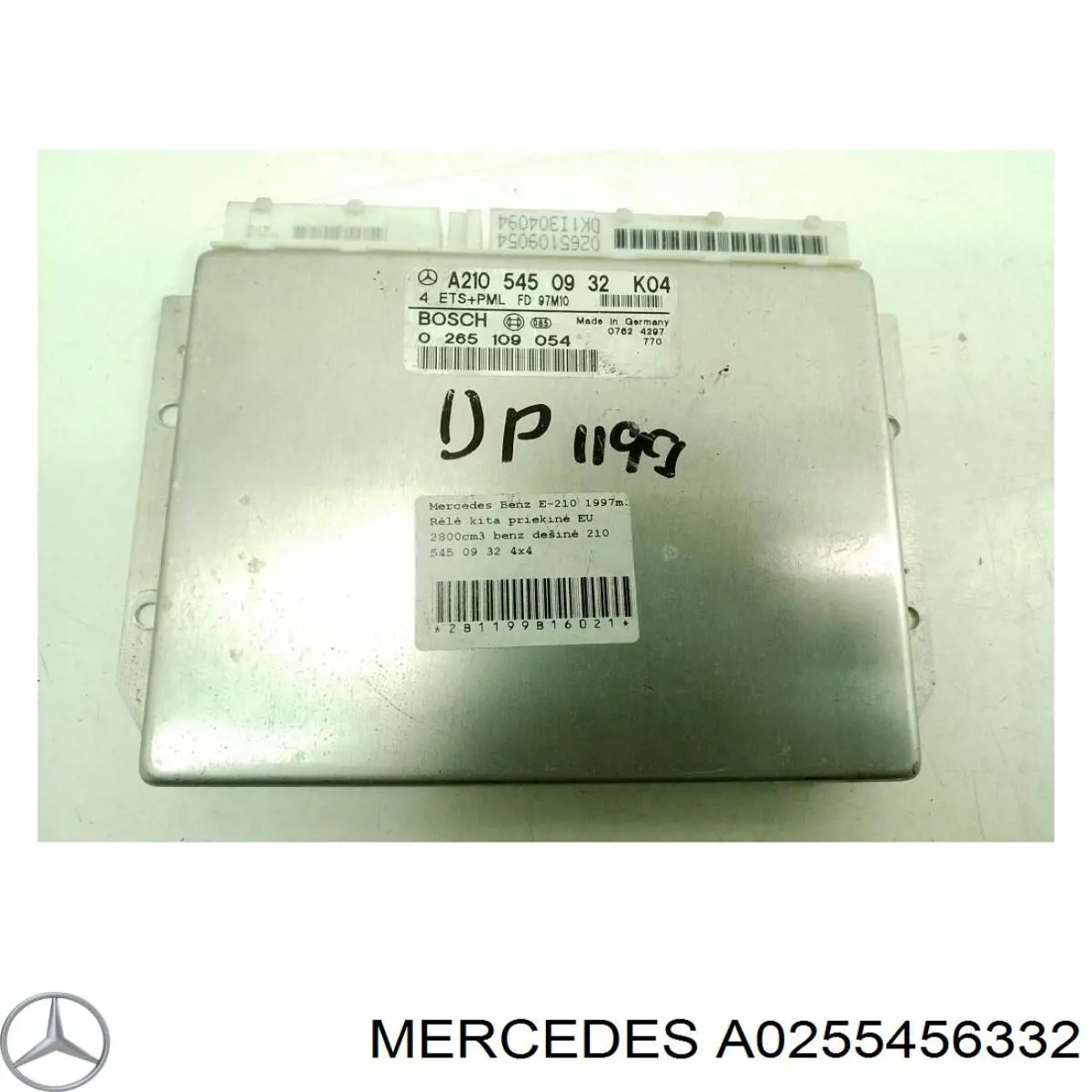 A0255456332 Mercedes Модуль управління ESP