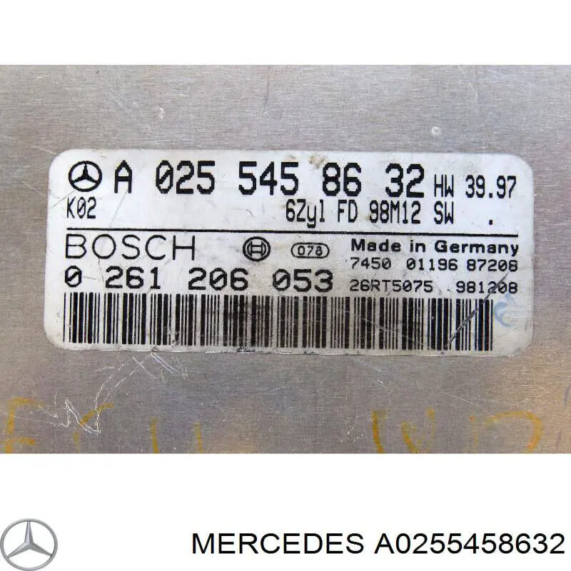 A0255458632 Mercedes Блок електронного управління