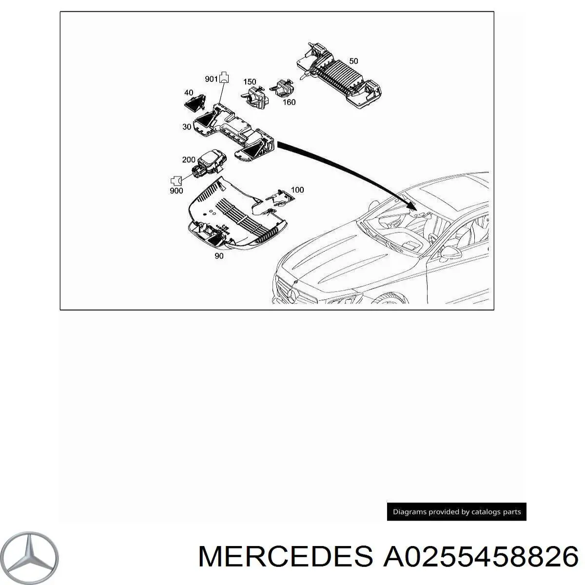 Купити A0255458826 Mercedes 