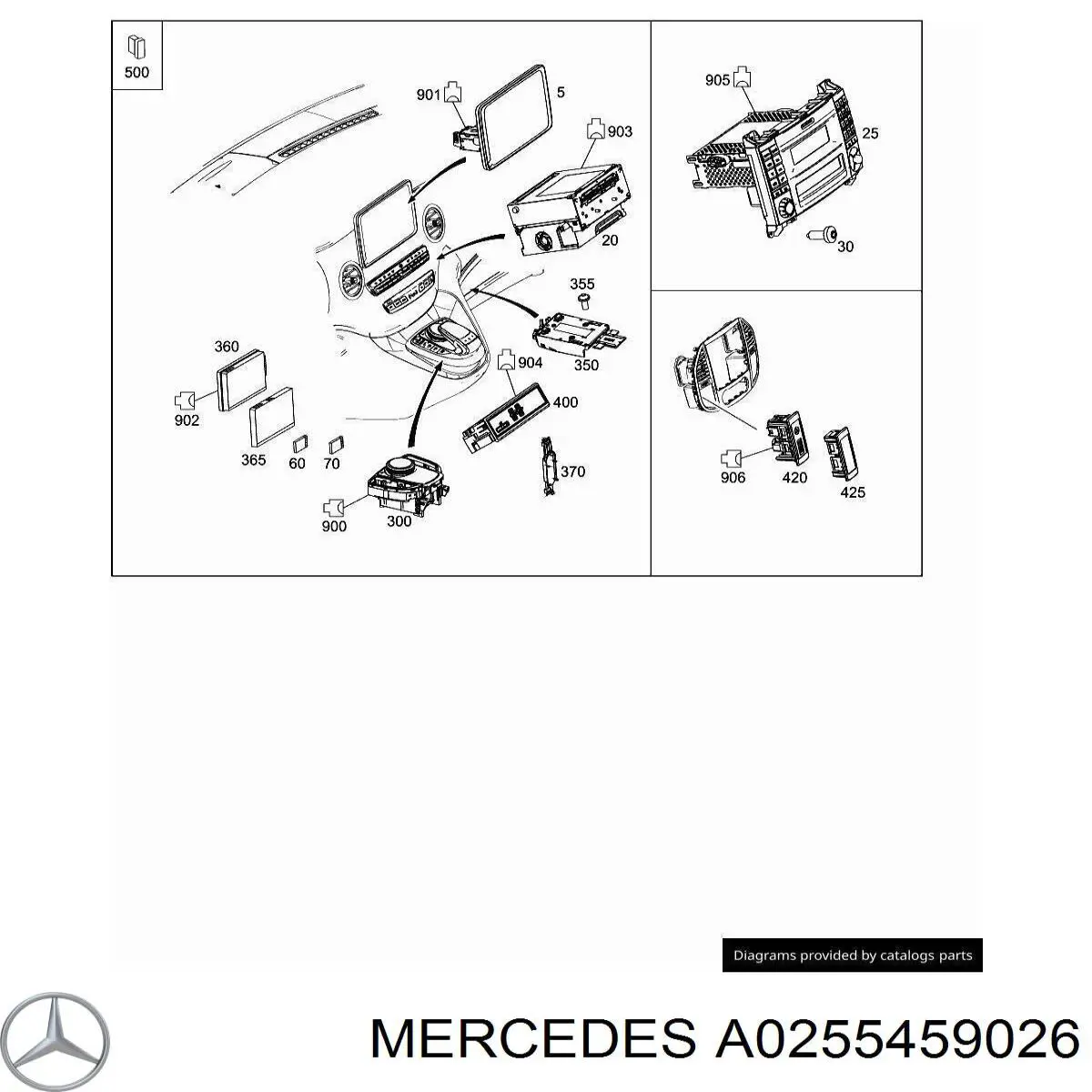 A0255459026 Mercedes 