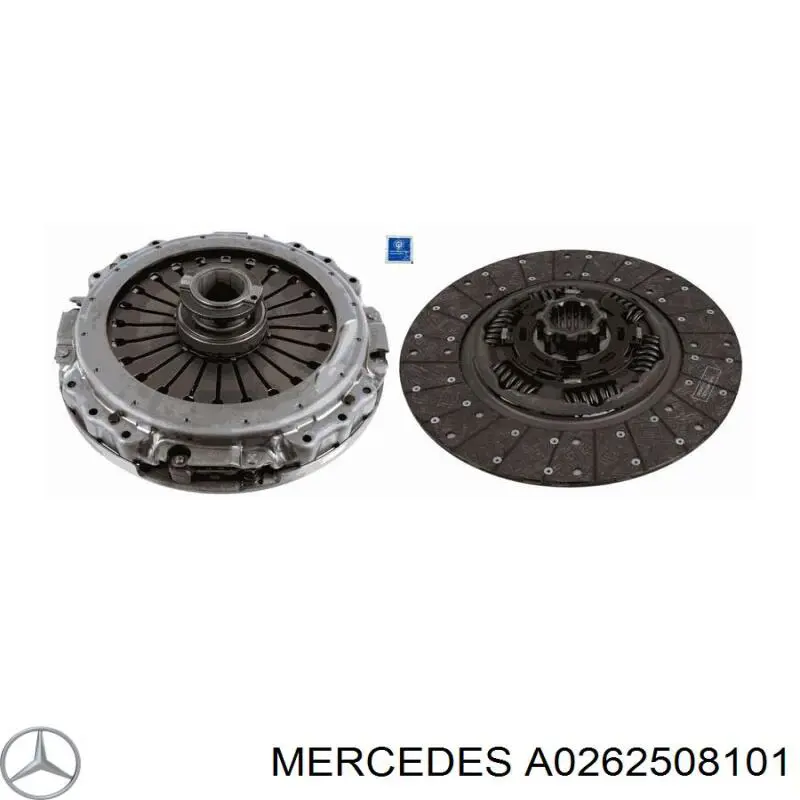 Купити A0262508101 Mercedes Комплект зчеплення (диск, корзина, підшипник)