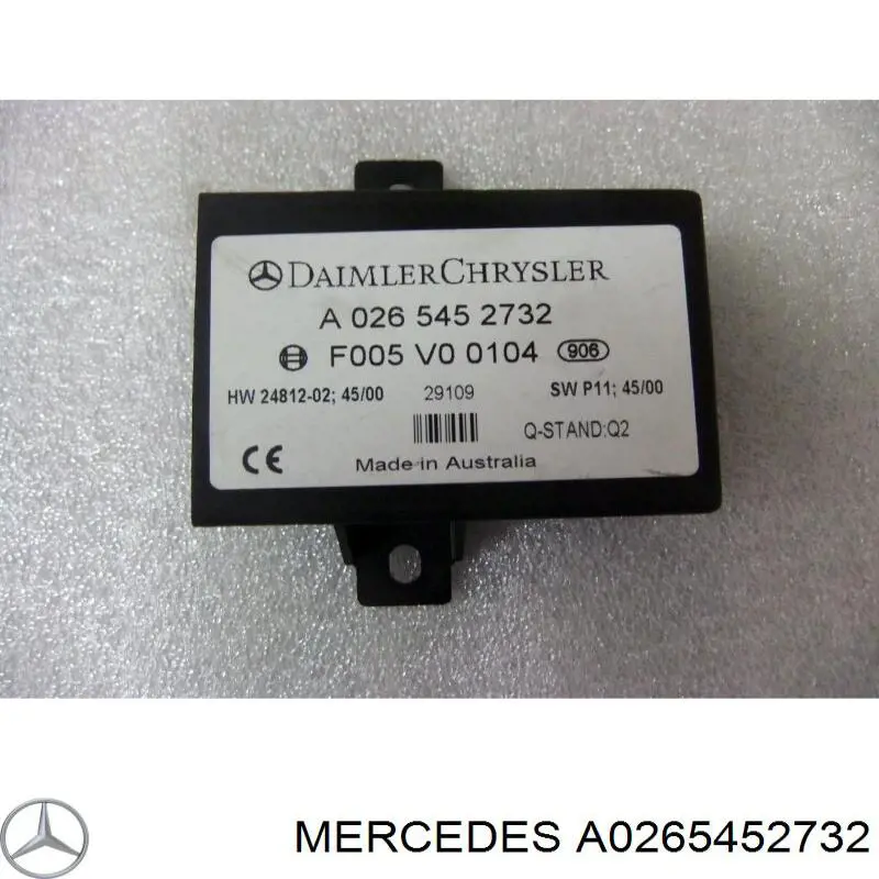 A0265452732 Mercedes 