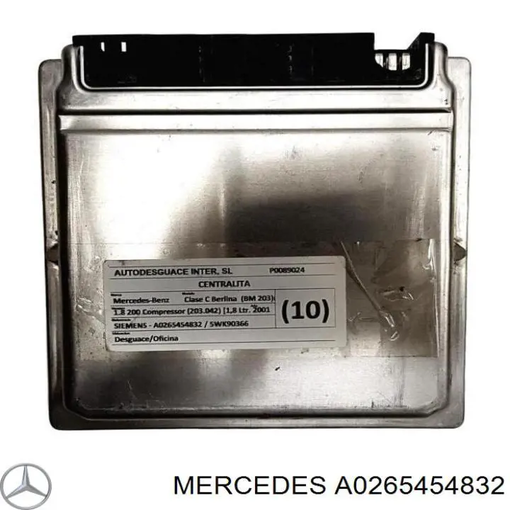 ЕБУ Mercedes A0265454832 ціна, від 57.01 USD