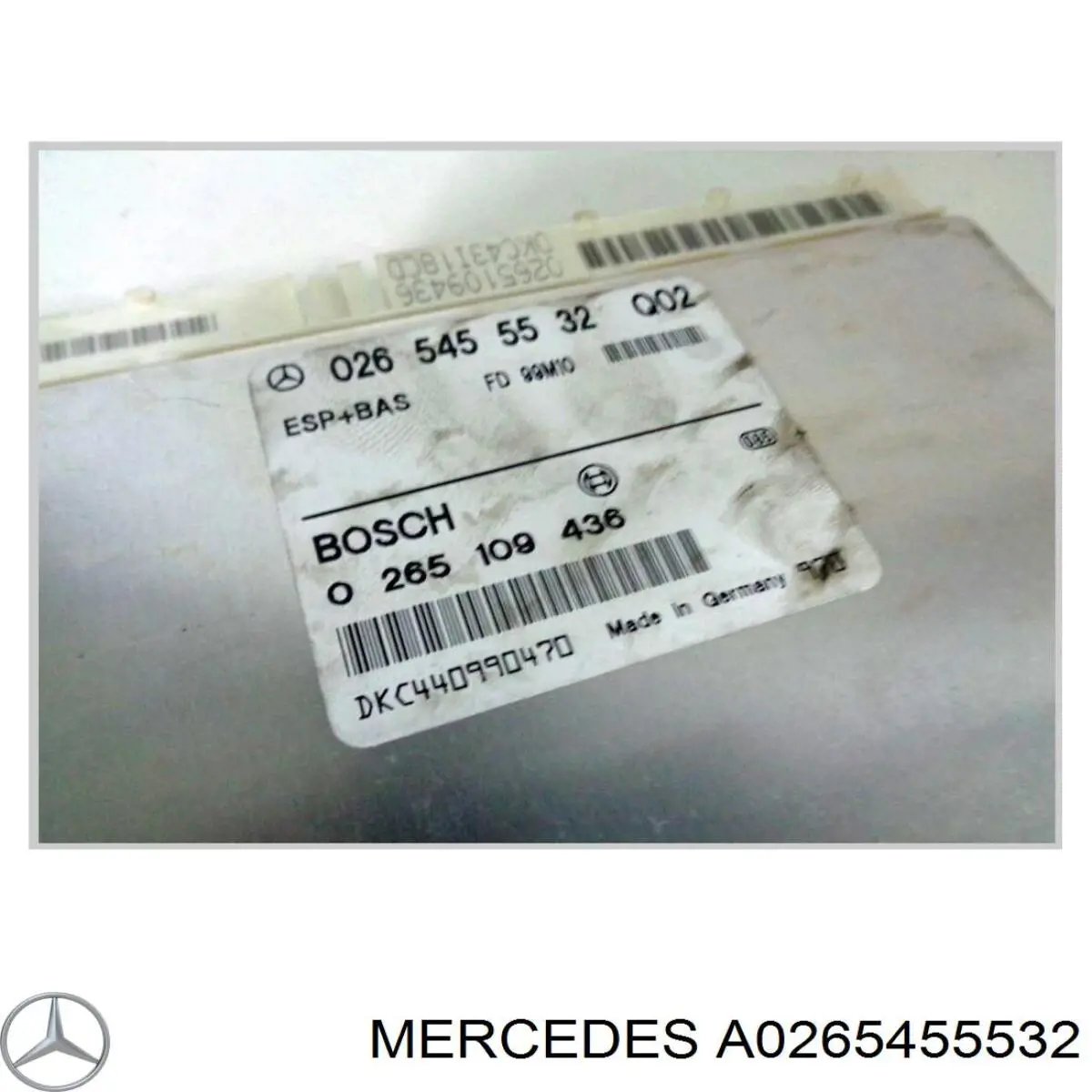 A0295457432 Mercedes Модуль управління ESP