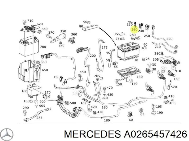 A0265457426 Mercedes 