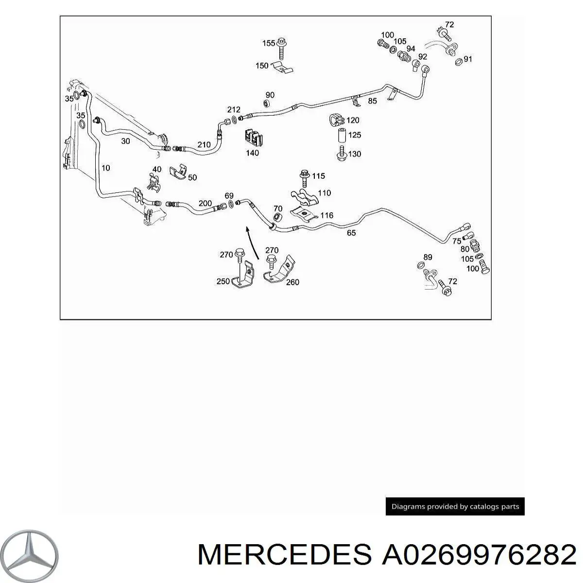A0269976282 Mercedes 