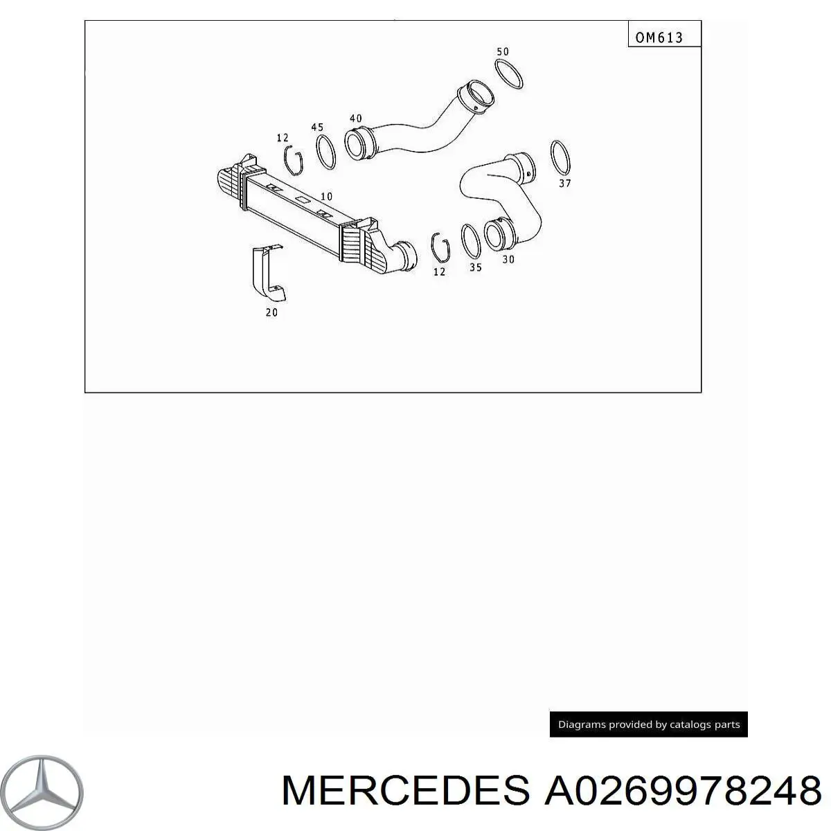 Купити A0269978248 Mercedes 