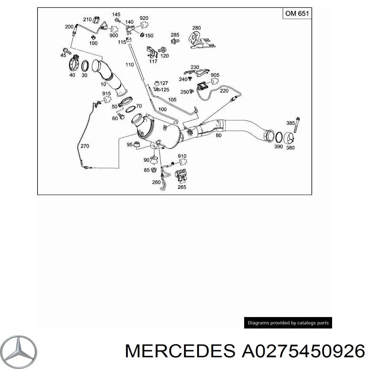 Купити A0275450926 Mercedes 
