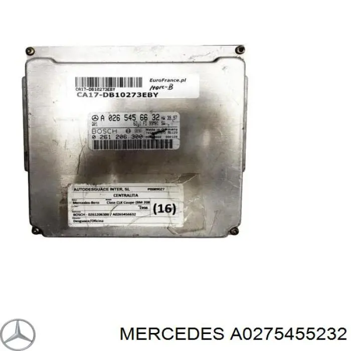 A0275455232 Mercedes 