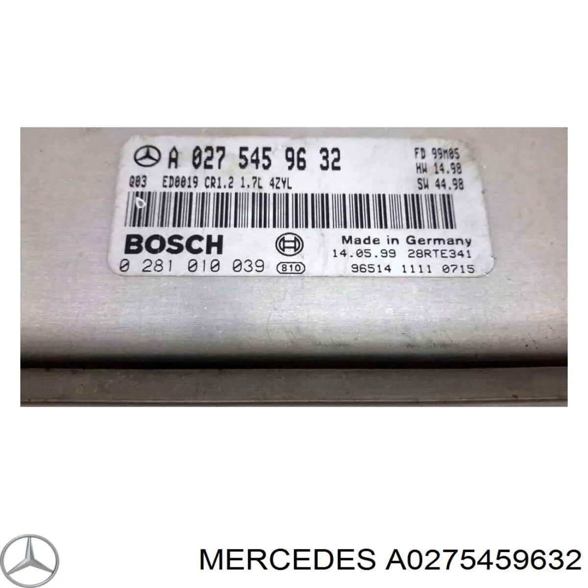 Купити A0275459632 Mercedes Модуль управління двигуном